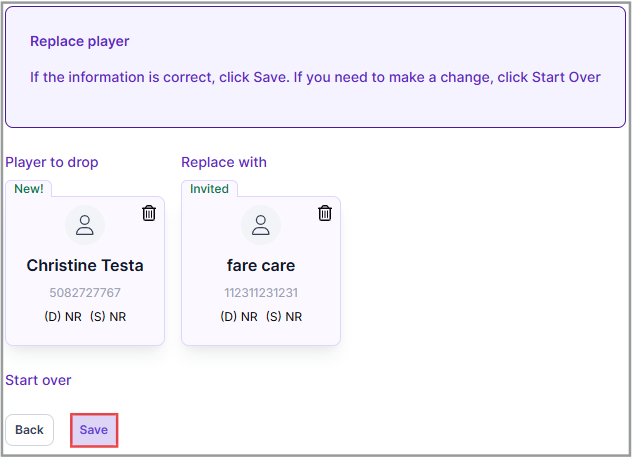 View Replacement Result