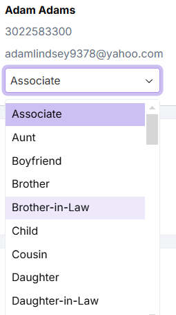 Members Family Relation